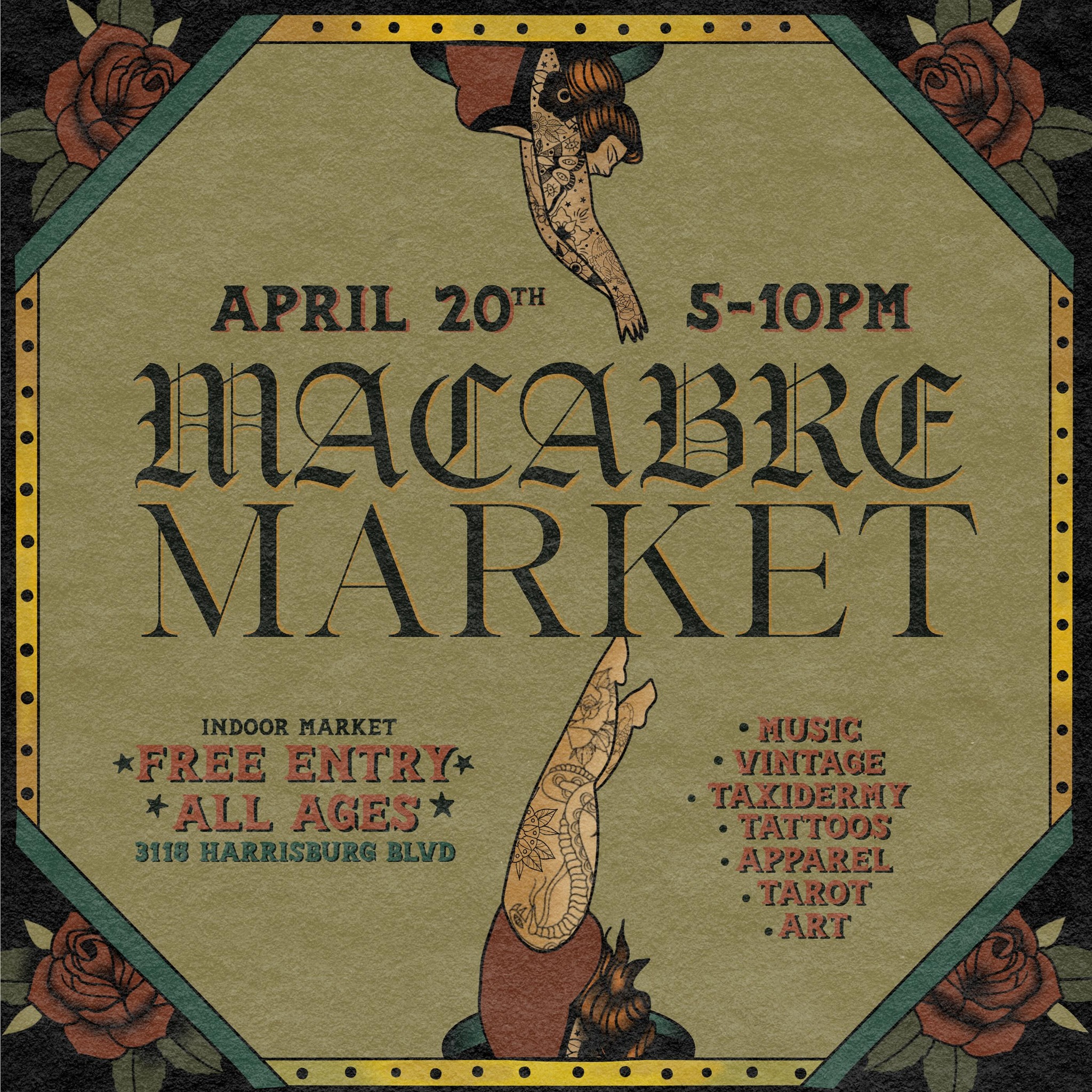 macabre market april 20 at equal parts brewing